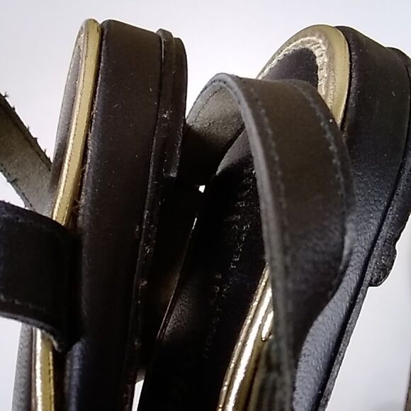 VINTAGE SOFWEAR SHOES HOUSTON TEXAS LEATHER RHINESTONE SHOES - Picture 5 of 9